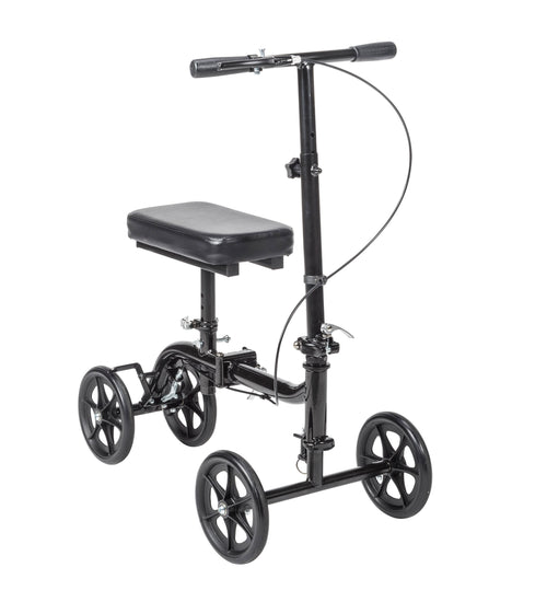 Steerable Folding Knee Walker Knee Scooter, Alternative to Crutches