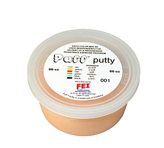 Puff LiTE Exercise Putty - 6 piece set - 60cc - 1 of each