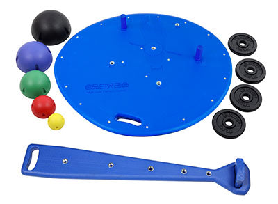 Multi-Axial Positioning System - Board, 5-Ball Set with Rack, 2 Weight Rods with Weights