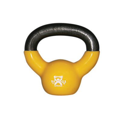 CanDo vinyl-coated kettlebell - Blue - 15 lb