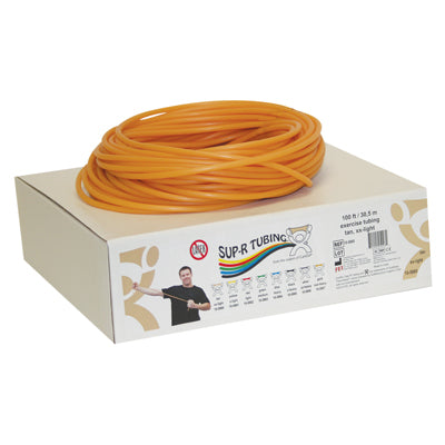 Sup-R Tubing - Latex Free Exercise Tubing - 25' roll - Tan - xx-light