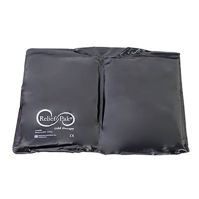 Relief Pak ColdSpot Black Urethane Pack - half size - 7" x 11"