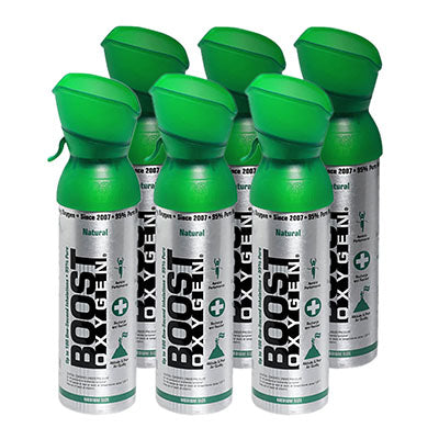 Boost Oxygen, Peppermint, Large (10-Liter), Case of 6