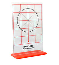 Baseline Posture Evaluation - 3-piece Set - Protractor, Evaluator and Grid