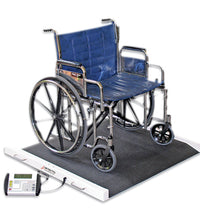 Detecto Bariatric / Wheelchair Scale - 1100 lb x .5 lb - 49 x 45 x 8 inch Footprint