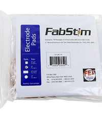 FabStim Electrode, 2" Round, 40/bag (10 sheets of 4)