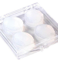 Apex Clear Silicone Ear Plugs, 2 Pair