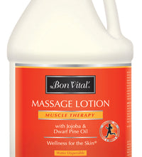 Bon Vital Muscle Therapy Massage Lotion - 8 oz with Pump - Case of 12