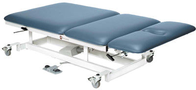 bariatric mat platform table - electric hi-low, steel frame, 84" L x 48" W x 20" - 30" H , 900 lb. weight capacity