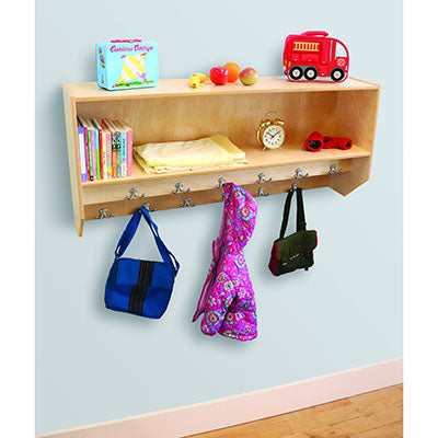 Preschool 8 Section Coat Locker With Trays