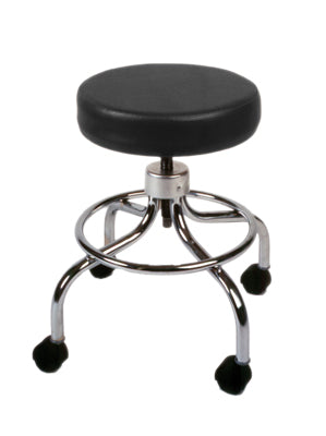 Clinton, Stainless Steel Stool, Rubber Feet