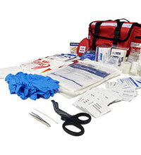 First Aid Kit, Elite Trauma Bag, 25.25" x 13.75" x11.5", Orange