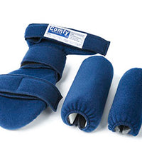 Comfy Splints, Air Hand Roll Orthosis with Finger Separators, Adult, Navy Blue