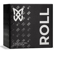 SpiderTech Kinesiology Tape, Standard Size Roll, 2" x 16.4', Black, Each