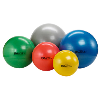 TheraBand Inflatable Exercise Ball - Pro Series SCP - Yellow - 18" (45 cm), Retail Box