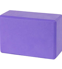 Yoga Block, Purple, 3"