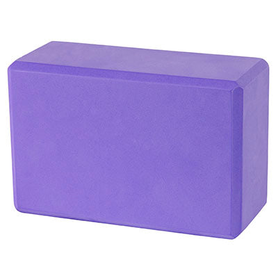 Yoga Block, Purple, 3"