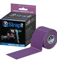 Strapit Kinesiology Tape, 2 in x 5.5 yds, Purple