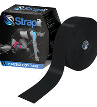 Strapit Kinesiology Tape, 2 in x 34 yds, Black