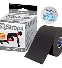 Strapit Activetape V2 with Memory Fabric, 2 in x 5.5 yds, Black