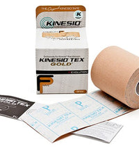 Kinesio Tape, Tex Gold FP, 3" x 5.5 yds, Beige, 4 Rolls