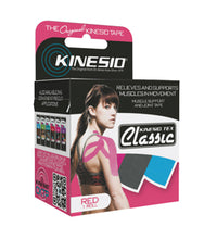 Kinesio Tape, Tex Classic, 2" x 4.4 yds, Red, 6 Rolls