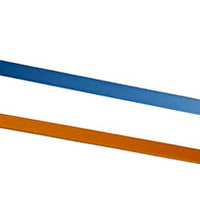 Orfit Strips, 18" x 4/5" x 1/8", 5 pcs. Gold and 5 pcs. Atomic Blue, wide