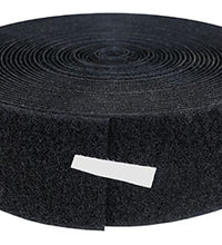 2" loop material, 10 yard, black