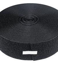 2" self-adhesive loop material, 10 yard dispenser box, black