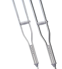 Underarm adjustable aluminum crutch, youth (4' 6" - 5' 2"), 1 pair