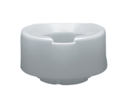 Elevated toilet seat , hinged, elongated