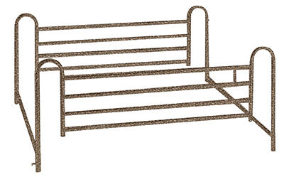 Half Length Bed Rails for Bariatric Lightweight Homecare Beds, Pair