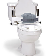 Columbia  Toilet Support - Low Back (Safety Belt & Reducer Ring) - Padded - Small