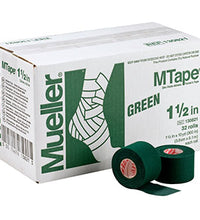 Mueller MTape, Green, 1.5" x 10 yd - 32 rolls