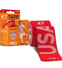 KT TAPE PRO, Precut 10" Strip (20 each), USA Red