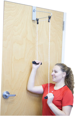 CanDo Overdoor Shoulder Pulley - Double Pulley with Door Bracket - Visualizer Color System