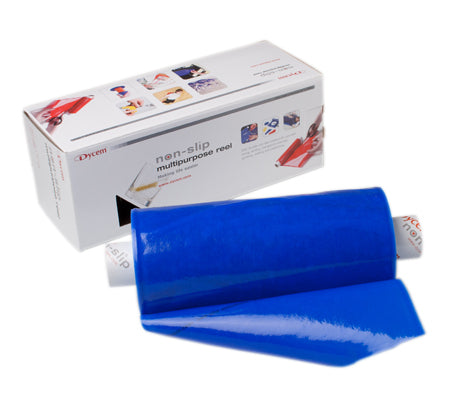 Dycem non-slip material, roll, 16"x3-1/4 foot, blue