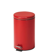 Food Grade Receptacle w/Lid, Red, 55 gal