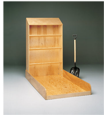 Work Hardening - Adjustable Height Shelf Assembly with Sorting Bin