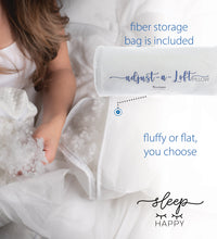 Adjusta-Loft Fiber Comfort Pillow; 2-pack