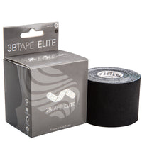 3BTAPE ELITE – kinesiology tape – black, 16’ x 2” roll