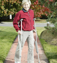 Walking Crutches with Underarm Pad and Handgrip