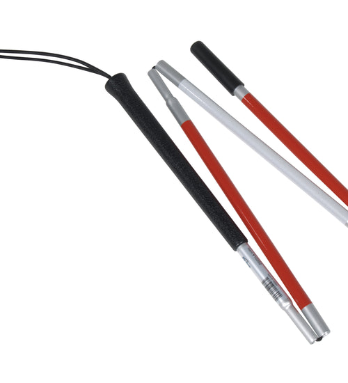 Folding Blind Cane with Wrist Strap