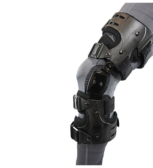L1843 / L1851 ISO-KN207SL - Left - ISO Preferred KOA ROM Hinge Knee Brace - Adjustable support, stabilizer, flexible extension