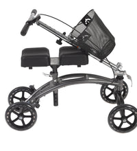 Dual Pad Steerable Knee Walker Knee Scooter with Basket, Alternative to Crutches