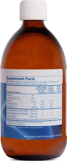Finest Pure Fish Oil (with Essential Oil of Orange)