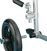 Flyweight Lightweight Transport Wheelchair with Removable Wheels
