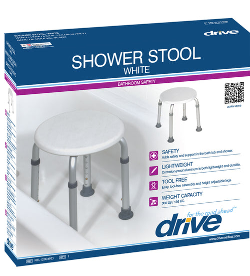 Adjustable Height Bath Stool