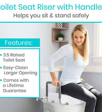 Toilet Seat Riser with Arms