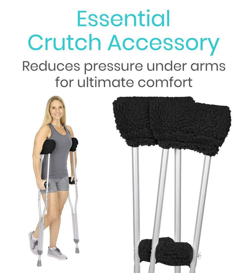 Sheepskin Crutch Pads